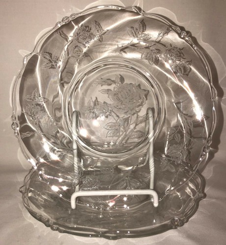 Heisey rose crystal - 3,